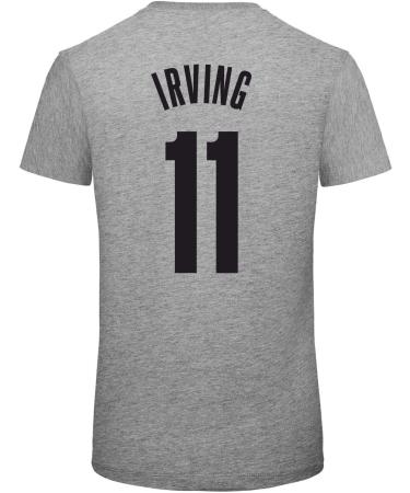HoB Kyrie Irving NBA Basketball T-Shirt - Brooklyn Nets 2019/2020 - Grey Men's Large - International Shipping Available - Buy Online on GoSupps.com