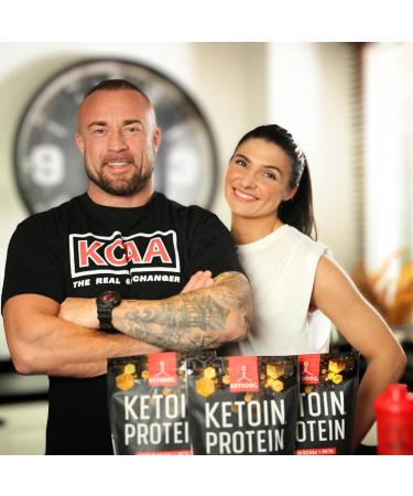 Ketoin Protein Shake - Keto-Friendly Concentrate with KCAA & MCT - Chocolate 500g - Ideal for Ketosis & Sports Diets - Buy Online on GoSupps.com