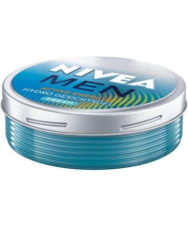 Nivea Men Active Energy Hydro Face Gel FRESH 75ml - 24h Moisture Ultra-Light Moisturizer with Natural Water Mint - International Shipping Available - Buy Online on GoSupps.com