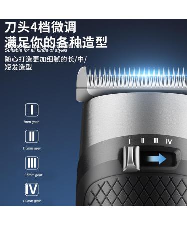 Compact Hair Clipper Kit with Nose Trimmer 2 Speed Control Complete Kit for Men Portable Waterproof Easy Maintenance Comprehensive Grooming Experience USB Quick Charge - Buy Online on GoSupps.com