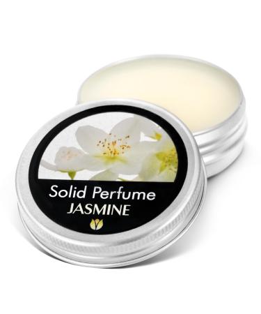 Flowerland Solid Perfume - Portable Pocket Balm Perfume Perfect for Travel Use - Natural Fragrance Parfum for Men and Women - Natural & Vegan - Jasmine (30ml)