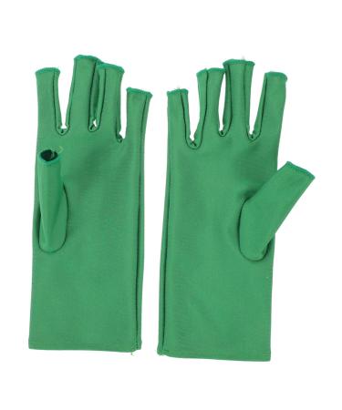 HONMEET 1 Pair Nail Gloves Polish Manicures Anti- Gloves Down Mittens Hand Cover Skincare Tool Fingerless Mitts Nail Tools Gel for Nails Manicure Gloves Elastic Spandex