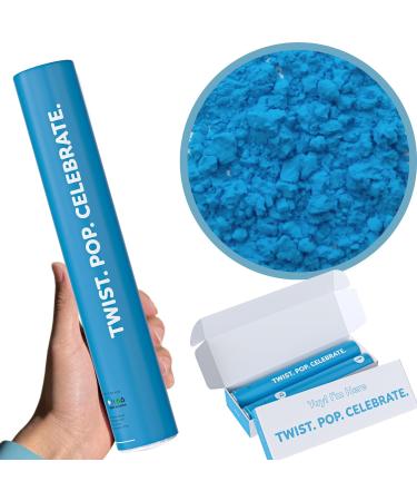 2 Pack Blue Powder Poppers Biodegradable Powder Cannons | TUR Party Supplies | Blue Biodegradable Powder | Launches up to 25ft | Giant (12 in) | Powder Poppers for Celebrations Festivals and Parties 2 Pack (12 inch) Bl... - Buy Online on GoSupps.com
