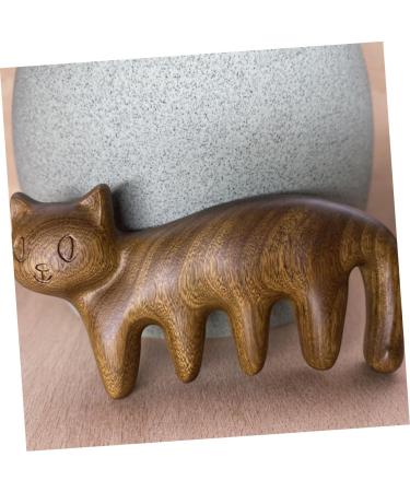 Magiclulu 5-in-1 Wooden Scalp Massager Comb - Acupuncture Point Massage Tool for Relaxation & Travel - Buy Online on GoSupps.com