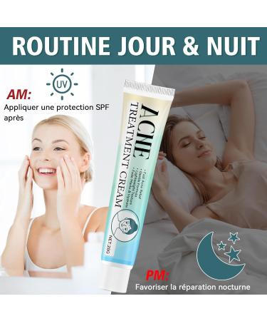 Cr me Anti Boutons Efficace Creme Bouton Visage Action Rapide Creme Acne Visage R duit les Imperfections Boutons et Points Noirs Convient Tous Types de Peau Soin Doux de la Peau - Buy Online on GoSupps.com