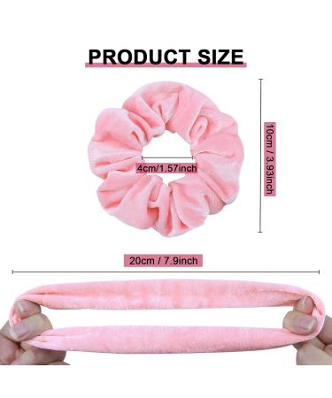 Kavya Hair Tie - 12 Soft Elastic Scrunchies for Girls & Women | Cute Purple Hair Accessories - Buy Online on GoSupps.com