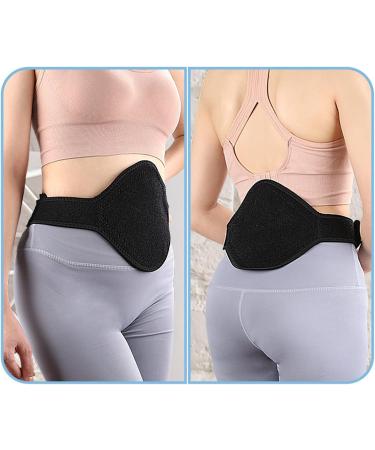 ONLYNERY Heated Back Bandage | Soft Lumbar Support Belt for Posture Correction & Spine Fitness | DOT-Matrix Thermal Belly Warmer - International Shipping Available - Buy Online on GoSupps.com