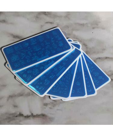 Cat Unicorn Nail Stamping Plate Set - 7pcs Cute Animal Design Stamper Kit with Star, Heart, Mermaid, Alien, Dinosaur Stamp Templates - Buy Online on GoSupps.com