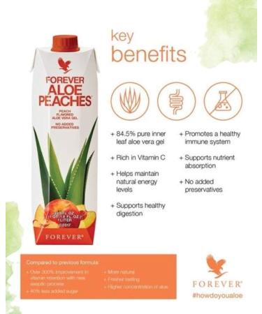 Forever Living Aloe Vera Gel Drink - Mixed Tripack - 1x Original Aloe Vera Gel 1x Aloe Berry Nectar 1x Aloe Peaches - 1L Each - Buy Online on GoSupps.com