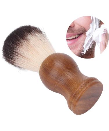 Professional Shaving Brush with Wooden Handle - Perfect for Home Hair Salons & Men s Grooming - Buy Online on GoSupps.com
