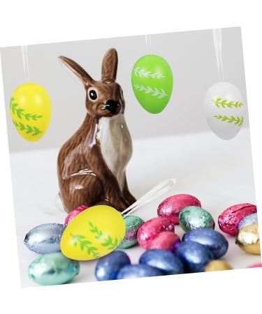 Zerodeko 6pcs Simulated Egg Pendant Mini Toy Mini Eggs Mini Tree Ornaments Adorable Easter Ornament Graffiti As Shown 1 6X4CM - Buy Online on GoSupps.com