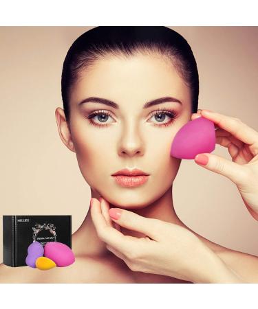 9-Piece Latex-Free Makeup Blender Sponges Set | Washable Beauty Tools for Foundation Powder & Cream - 3 Sizes - Buy Online on GoSupps.com