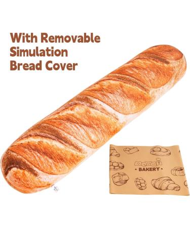 MEWAII 3D Bread Plush Pillow - 41cm Butter Toast Body Cushion & Cuddly Toy Gift for Kids - Buy Online on GoSupps.com