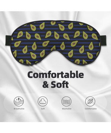 Buy Adjustable Double-Sided Avocado Sleep Mask | Soft Eye Covers for Ultimate Comfort & Eye Edema Relief - International Shipping Available - Buy Online on GoSupps.com