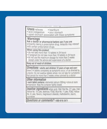 AmeriCan Goods Regular Strength Antacid Tablets Chewable Calcium Carbonate 150 Tablets 500mg Assorted Fruit Flavor Gluten Free - Buy Online on GoSupps.com
