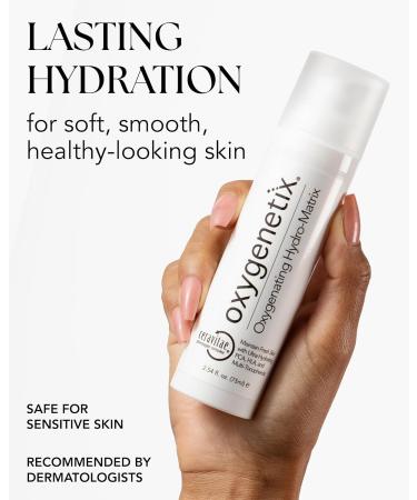 Oxygenetix Oxygenating Hydro-Matrix (2.54oz) | Lightweight Aloe-Based Face Moisturizer with Hyaluronic Acid for Sensitive Dry or Compromised Skin - Buy Online on GoSupps.com