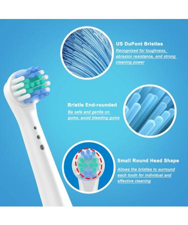 Oral B 4 Pack Electric Toothbrush Replacement Heads - Soft Dupont Bristles for Gum Health - 4 Pack - Buy Online on GoSupps.com