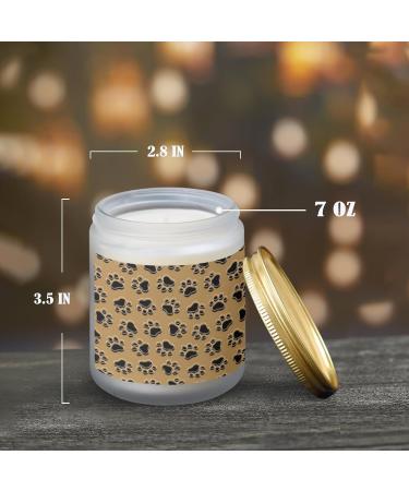 Lavender Candles for Home | Aromatherapy Jar Candles 7 oz | Long Lasting Scented Candles Gift Set for Women | Perfect Birthday Gifts with Gold Pet Paw Prints - Buy Online on GoSupps.com