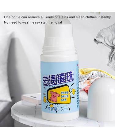 Stain Remover For Clothes | 50ML Laundry Liquid Cleaner Roller On | Home Cleaning Agent For Jeans Clothing Pants Carpet Down Jacket Pinnkl - Buy Online on GoSupps.com