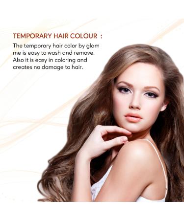 Vatika Naturals's Glam MeCopper Sunset Temporary Hair Colour - 6oz | Made With Bee Wax | Natural Hairstyle Colour | For Men & Women - Buy Online on GoSupps.com