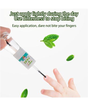  Yianyal Anti-nail biting polish for children and adults 5 ml Bitter Taste Stop Nail Biting Nail Polish care for children and adults stops thumb sucking stops nail biting - Buy Online on GoSupps.com