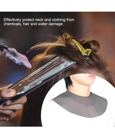 Professional Magnetic Cutting Collar for Hairdressing - Waterproof Silicone Wrap Protection | Hair Coloring Tool (17x16x2cm Black) - Buy Online on GoSupps.com
