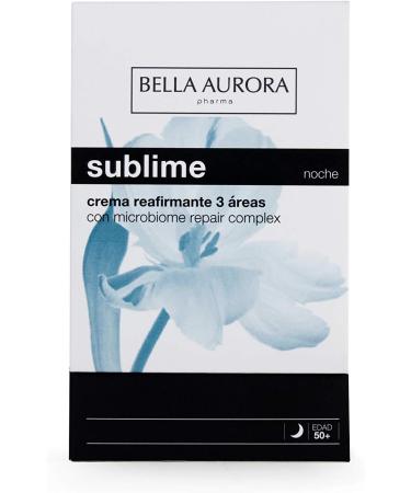 BELLA AURORA - Sublime 50 ml Anti-Aging Regenerating Night Face Cream Sensitive Skin Anti-Wrinkle with Lifting Effect Skin from 50 years old Care and Improvement of the Skin Microbiome - Buy Online on GoSupps.com