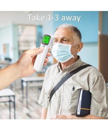 Touchless Digital Thermometer for Adults & Kids - No-Touch ForeheadEar with Fever Alarm - Buy Online on GoSupps.com