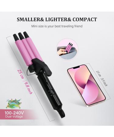 Newest Mini Hair Crimper | Janelove 1/2 Inch Beach Waves Curling Iron | Adjustable Temperature | Travel Friendly Hair Waver for Short & Medium Hair | Dual Voltage - Buy Online on GoSupps.com