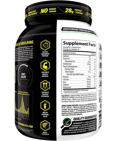 NUTRABOLICS Hydropure Strawberry Cream 1.6 Lb - Premium Protein Supplement for Muscle Recovery - International Shipping Available - Buy Online on GoSupps.com