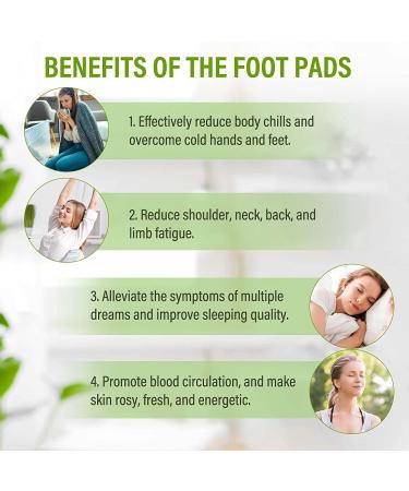 D tox Foot Pads 20 PCS - Natural Bamboo Vinegar & Ginger Adhesive Sheets for Foot & Body Care | Anti-Stress Relief, Pain & Odor Removal | Improve Sleep Quality | Everyday Use - Buy Online on GoSupps.com