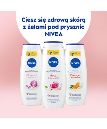 Nivea Care & Roses Care Shower Gel 500ml - Buy Online on GoSupps.com