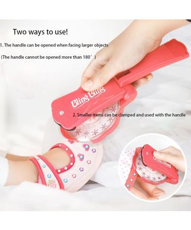 Shop Bling Glam Styling Tool - Rhinestone Hair Bling for Girls | 300 Gemstone Stickers - Perfect Gift for Braids & Hairstyles - Buy Online on GoSupps.com