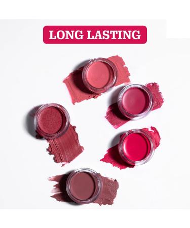 Everyday Lip Cheek & Eye Tint Balm - Rosy Rush | Long Lasting Vegan Lip Tint with Vitamin E Oil | 0.2 FL Oz - Buy Online on GoSupps.com