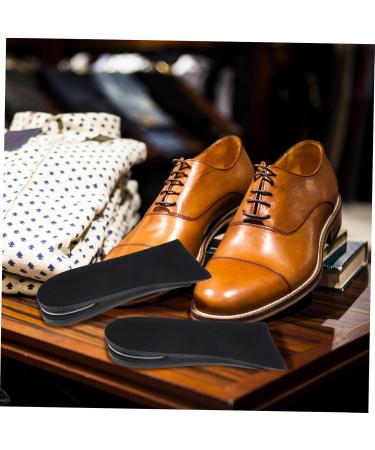 NOLITOY Height Increasing Insoles - 3 Pairs Silicone Gel Cushions for Plantar Support and Comfort - Black Thickened Shoe Pads - Buy Online on GoSupps.com