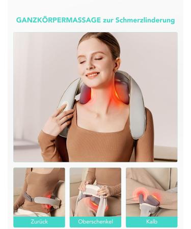 SKG H5 Neck Massage Device - 6D Deep Tissue Pain Relief for Neck Shoulders & Legs | Perfect Mother's Day Gift Recommended by Maye Musk - Buy Online on GoSupps.com