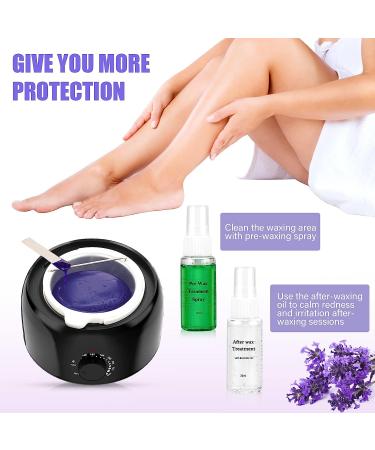 Waxing Kit - TIKESI Wax Warmer with 5 Bags Hard Wax Beans for Full Body Hair Removal - Ideal for Legs, Face, Eyebrows, Bikini - Brazilian Waxing Kit for Women and Men - Buy Online on GoSupps.com