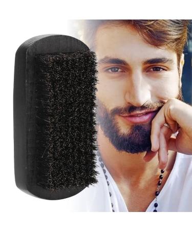 Men's Mustache Oval Black Brush - Premium Beard Care & Cleaning Kit for Styling & Massaging - Buy Online on GoSupps.com