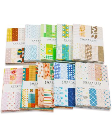 500 Sheets Vintage Scrapbook Paper Set Aesthetic Stationery Paper Supplies Decorative Paper for DIY Art Crafts Scrapbooking Journal Photo Album Multicolor - Buy Online on GoSupps.com