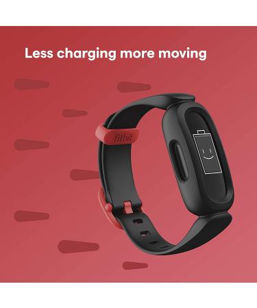 Fitbit Ace 3 Activity Tracker for Kids 6+ One Size  Black/Racer Red - Buy Online on GoSupps.com