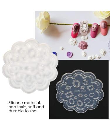 4 Types Nail Art Templates - Durable 3D Silicone Acrylic Moulds for Gorgeous Nail Designs - Buy Online on GoSupps.com
