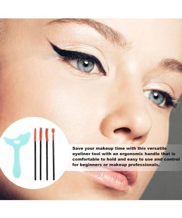 Marscara Guide Template Silicone Mascara Shield Stencil Multi-Functional Makeup Aid Tool for Daily Use Dating Night Out Green + Eyelash Brush - Buy Online on GoSupps.com