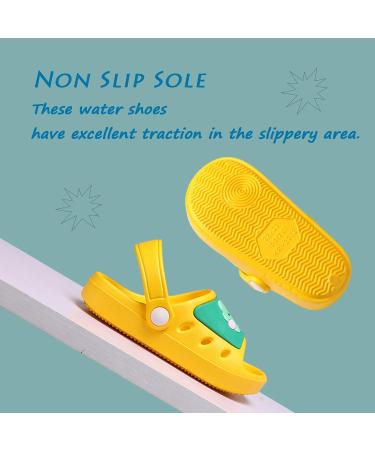 Celanda Kids Flap Slides - Slide-Resistant Bathing Shoes for Boys & Girls | Summer Pool & Beach Slippers (EU Sizes 21-32 Dark Blue) - Buy Online on GoSupps.com