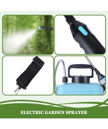 Electric Sprayer 26-36'' Extendable Garden Sprayer Plant Sprayer with 2 nozzles & 5L Water Tank Battery Powered Sparayer Watering Wand for Yard Lawn Weeds Plants Garden Sprayer With 5l Barrel - Buy Online on GoSupps.com