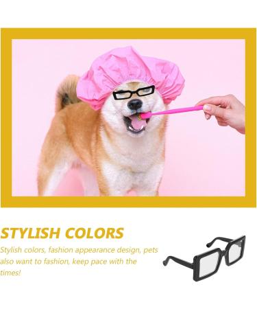 Shop PopetPop Transparent Glasses for Dogs & Puppies - Portable Sunglasses Fun Outfits & Cosplay Accessories - Buy Online on GoSupps.com