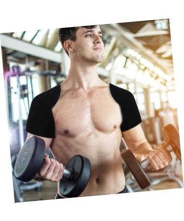 Veemoon Double Shoulder Support Brace - Sports Protector for Pain Relief & Dislocation - Adjustable Shoulder Strap - Size L - Buy Online on GoSupps.com