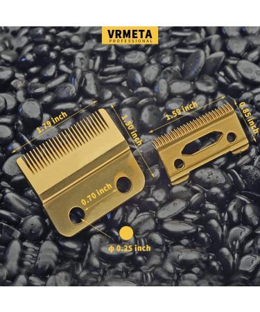VRMETA New Upgrade Professional Hair Clippers Replacement Blades for Wahl Clippers Wahl 5-Star Senior Magic Clip Compatible with 8148 8504 1919 2241 2240 8591 (Gold) - Buy Online on GoSupps.com