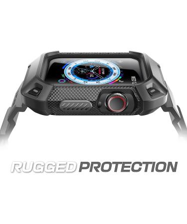 Supcase Unicorn Beetle Pro Apple Watch Series 8/7/6/SE/5/4 45/44mm Case & Band - Rugged Black Protective Strap - Buy Online on GoSupps.com
