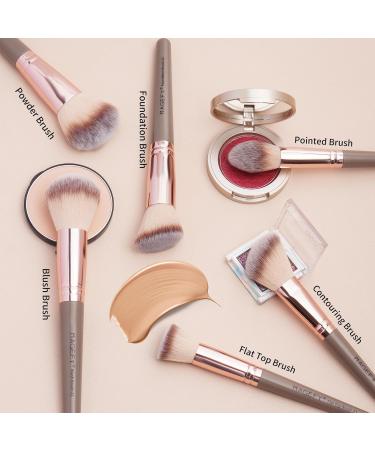 Buy Magefy Professional Makeup Brush Set - Premium Eye Face & Lip Brushes with Black Gift Box | International Shipping Available - Buy Online on GoSupps.com
