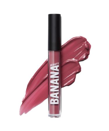 Banana Beauty Lady Licious - Semi Matte Liquid Lipstick With 10h stop - lipstick matt for full lips - Nursing lipstick for dry lips - berry Lady Licious / berry 3 ml (1 Pack)